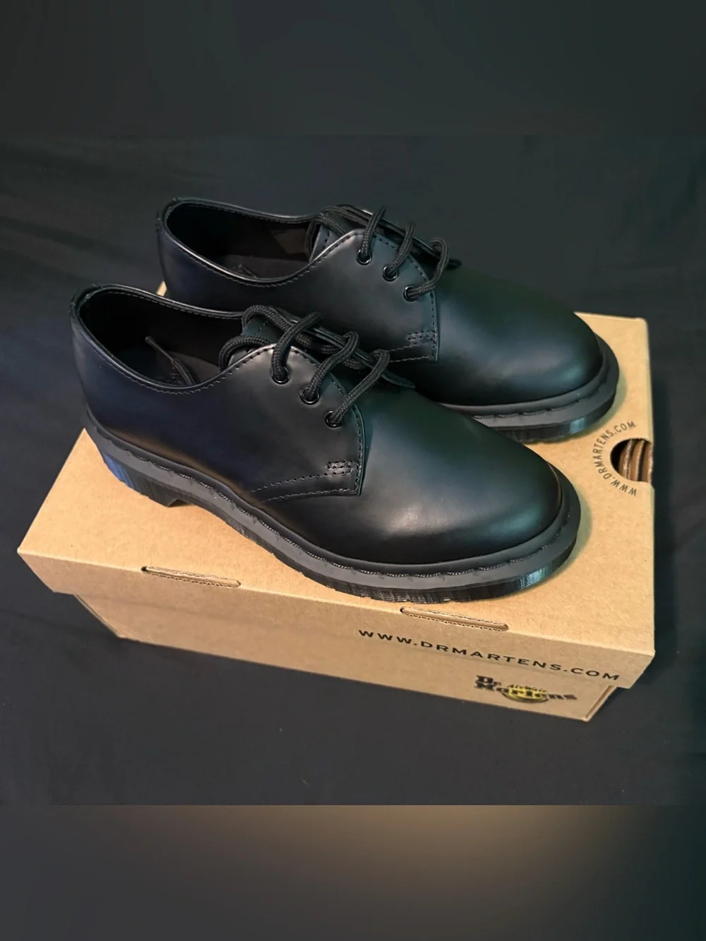 Dr. Martens Smooth leather Oxfords | Mono Black
